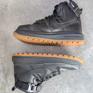 Nike Air Force 1 High Utility 2.0 Women’s Size 7.5 Black Gum Buckle Ankle Strap